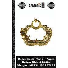 Armoris Delux Serisi Taktik Parça Hatıra Objesi Rütbe Simgesi Metal Işaretler