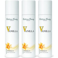Bettina Barty Vanilla Deodorant Sprey 3 x 150 ml