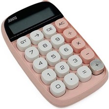 Milas Toptan Ergonomik Pembe Hesap Makinesi Büyük Ekran 1 Adet