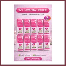 Storeşahin Biowet Ağda Bezi 2 Metre Spatula Hediyeli Epilasyon Bezi Dayanıklı Tüy Dökme Bezi 12 Paket SHN0720