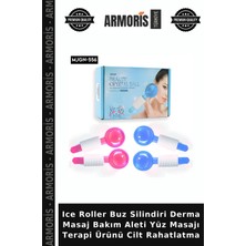 Armoris Ice Roller Buz Silindiri Derma Masaj Bakım Aleti Yüz Masajı Terapi Ürünü Cilt Rahatlatma