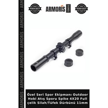 Armoris Özel Seri Spor Ekipmanı Outdoor Hobi Atış Sporu Spike 4X20 Full Çelik Silah/tüfek Dürbünü 11MM