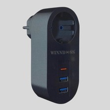 Milas Toptan Akıllı Güç Dağıtıcı 2500 W Isıya Dayanıklı Çocuk Korumalı Priz