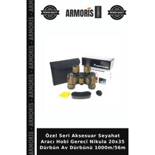 Armoris Özel Seri Aksesuar Seyahat Aracı Hobi Gereci Nikula 20X35 Dürbün Av Dürbünü 1000M/56M