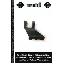 Armoris Özel Seri Görev Ekipmanı Spor Aksesuarı Koruma Gereci -Tüfek Için Fener Takma Yan Aparat