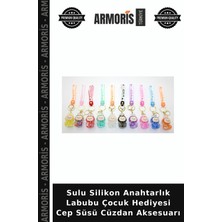 Armoris Sulu Silikon Anahtarlık Labubu Çocuk Hediyesi Cep Süsü Cüzdan Aksesuarı