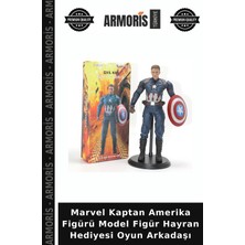 Armoris Marvel Kaptan Amerika Figürü Model Figür Hayran Hediyesi Oyun Arkadaşı