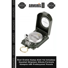 Armoris Özel Üretim Kamp Aleti Yol Arkadaşı Seyahat Ekipmanı Nikula-Formula KAMPÜS-S80 Profesyonel Pusula