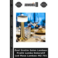 Armoris Özel Üretim Salon Lambası Pratik Lamba Dekoratif LED Masa Lambası MZ-701