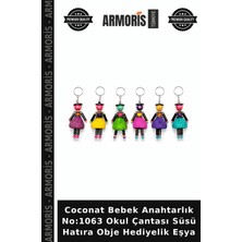 Armoris Coconat Bebek Anahtarlık NO:1063 Okul Çantası Süsü Hatıra Obje Hediyelik Eşya