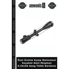 Armoris Özel Üretim Kamp Malzemesi Seyahat Aleti Ekipman 6-24X50 Aoeg Tüfek Dürbünü
