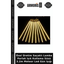 Armoris Özel Üretim Saçaklı Lamba Parlak Işık Kutlama Süsü 3.2m Meteor LED Gün Işığı