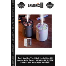 Armoris Özel Üretim Yenilikçi Model Renkli Lamba Ofis Gereci Yuvarlak Petek Tasarımlı Rgb Nemlendiric