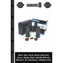 Armoris Özel Seri Açık Hava Aktivite Aracı Doğa Aleti 40X60 Nikula Dürbün Av Dürbünü 1000M/45M
