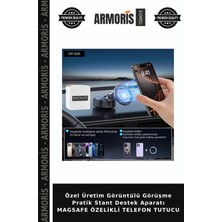 Armoris Özel Üretim Görüntülü Görüşme Pratik Stant Destek Aparatı Magsafe Özelikli Telefon Tutucu