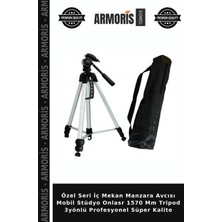 Armoris Özel Seri Iç Mekan Manzara Avcısı Mobil Stüdyo Onlasr 1570 mm Tripod 3yönlü Profesyonel Süper Kalite