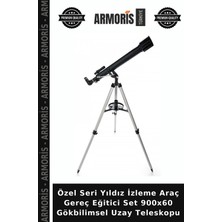 Armoris Özel Seri Yıldız Izleme Araç Gereç Eğitici Set 900X60 Gökbilimsel Uzay Teleskopu
