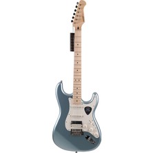 Donner Dst Seeker Deluxe Hss Elektro Gitar (Metallic Blue)
