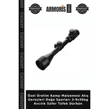 Armoris Özel Üretim Kamp Malzemesi Atış Gereçleri Doğa Sporları 3-9X50EG Avcılık Süfer Tüfek Dürbün
