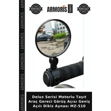 Armoris Delux Serisi Motorlu Taşıt Araç Gereci Görüş Açısı Geniş Açılı Dikiz Aynası MZ-510