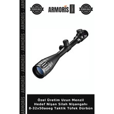Armoris Özel Üretim Uzun Menzil Hedef Nişan Silah Nişangahı 8-32X50AOEG Taktik Tüfek Dürbün