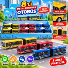 Milas Toptan DMN1210-C55 Kutuda 8li Metal Çekbırak Otobüs 1 Adet Fiyatıdır