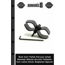 Armoris Özel Seri Tüfek Parçası Silah Montajı Nikula-Avcılık Tüfekler Için Lazer,fener Bağlama Aparat