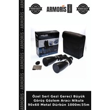 Armoris Özel Seri Gezi Gereci Büyük Görüş Gözlem Aracı Nikula 90X60 Metal Dürbün 1000M/35M