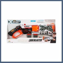 Bezos 36606 X-Shot Skins Lock Blaster 16 Mermili Sünger Dart Atan Silah 56 cm - BZS10