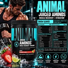 Animal Juiced Amino Powder Muscle Recovery + Hydration 369 G - Strawberry