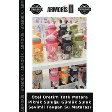 Armoris Özel Üretim Tatlı Matara Piknik Suluğu Günlük Suluk Sevimli Tavşan Su Matarası