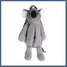 Bezos Koala Peluş Çanta Gri BZS10