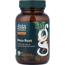 Gaia Herbs Maca Root, 60 Vegan Capsules (500 Mg Per Capsule)