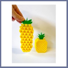 Bezos 3D Baskı Ananas Fidget Oyuncak - Hareketli Duyusal Masa Oyuncağı, Stres Giderici Puzzle Fidget Dlra