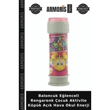 Armoris Baloncuk Eğlenceli Rengarenk Çocuk Aktivite Köpük Açık Hava Okul Enerji
