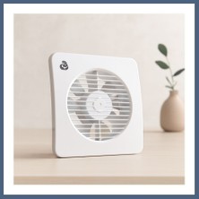 Bezos 150 mm Plastik Banyo Tuvalet Aspiratörü 20W 320 M3/h BZS10
