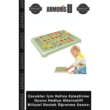 Armoris Çocuklar Için Hafıza Eşleştirme Oyunu Hediye Alternatifi Bilişsel Destek Öğrenme Seansı