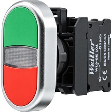 Weiller 22MM Oklu Ikiz Buton – 3'lü Paket