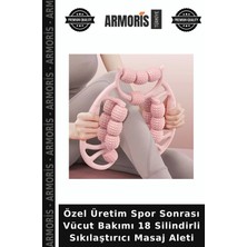 Armoris Özel Üretim Spor Sonrası Vücut Bakımı 18 Silindirli Sıkılaştırıcı Masaj Aleti