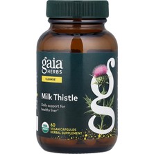 Gaia Herbs Milk Thistle, 60 Vegan Capsules
