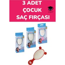 Toptan Budur Çocuk Saç Fırçası, 3 Adet — CR-0728