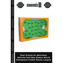 Armoris Özel Üretim Ev Aktivitesi Aktivite Seti Boş Zaman World Champions Futbol Oyunu Langırt