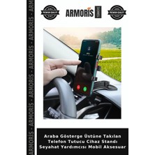 Armoris Araba Gösterge Üstüne Takılan Telefon Tutucu Cihaz Standı Seyahat Yardımcısı Mobil Aksesuar