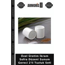 Armoris Özel Üretim Ikram Sofra Düzeni Sunum Gereci 2'li Tuzluk Seti