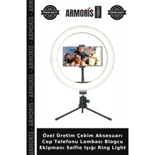 Armoris Özel Üretim Çekim Aksesuarı Cep Telefonu Lambası Blogcu Ekipmanı Selfie Işığı Ring Light