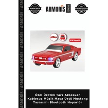 Armoris Özel Üretim Tarz Aksesuar Kablosuz Müzik Masa Üstü Mustang Tasarımlı Bluetooth Hoparlör