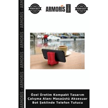Armoris Özel Üretim Kompakt Tasarım Çalışma Alanı Masaüstü Aksesuar Bot Şeklinde Telefon Tutucu