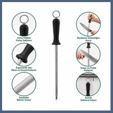 Bezos Bıçak Bileme Taşı 30 cm Metal Askılı BZS10