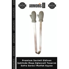 Armoris Premium Sevimli Eldiven Şeklinde Maşa Eğlenceli Tasarım Sofra Gereci Mutfak Eşyası