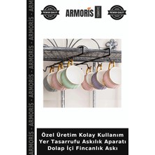 Armoris Özel Üretim Kolay Kullanım Yer Tasarrufu Askılık Aparatı Dolap Içi Fincanlık Askı